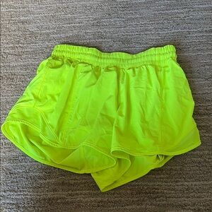 Neon Yellow Lulu Shorts